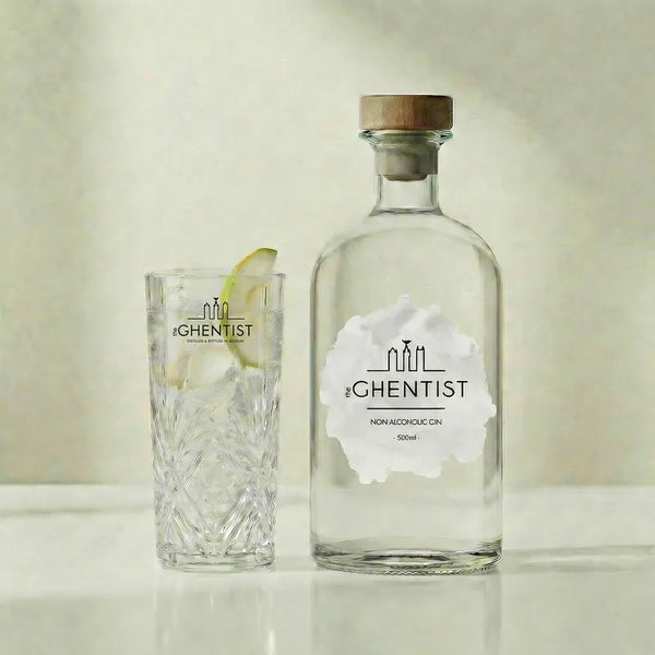 The Ghentist Non-Alcoholic Gin fles